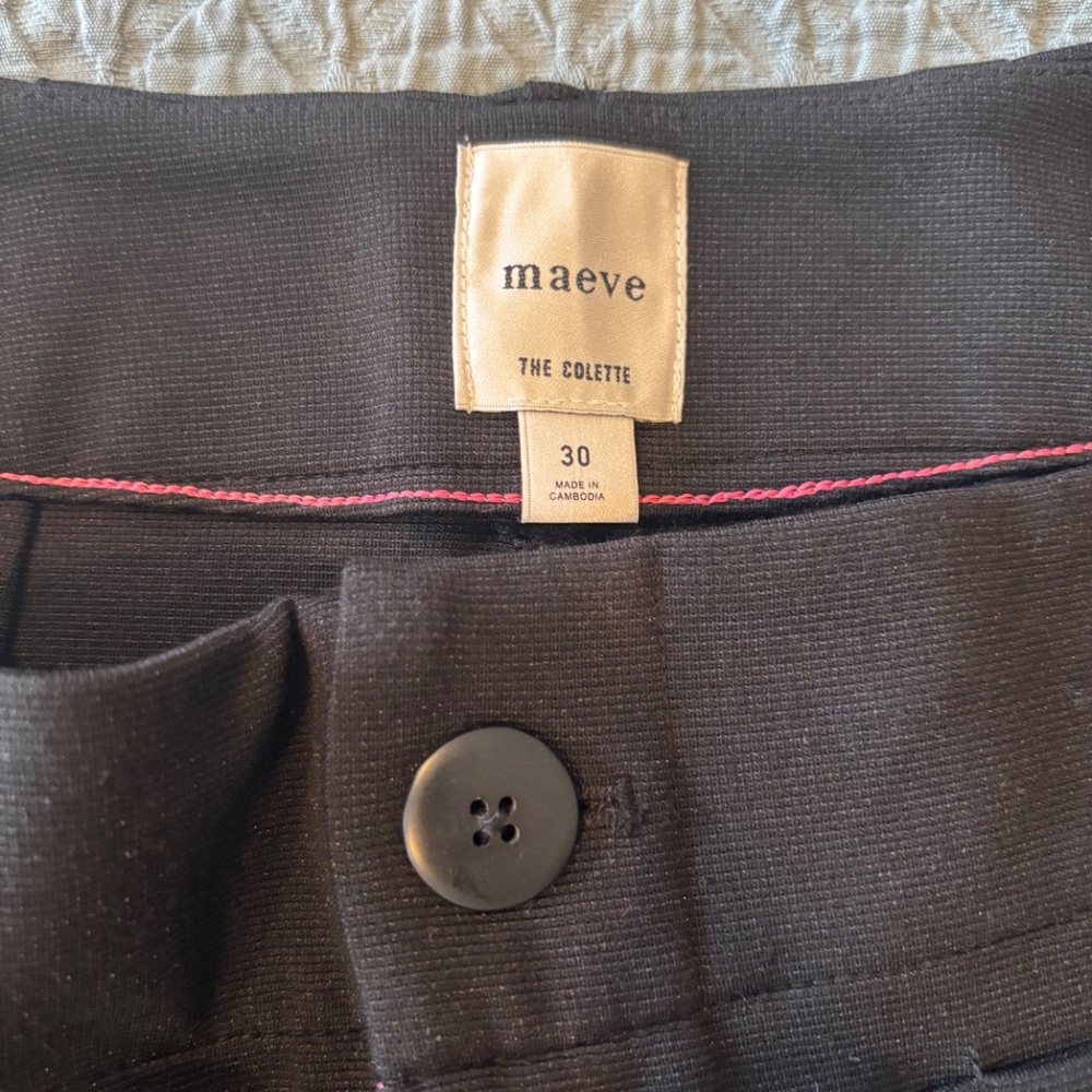 Maeve The Colette Cropped Wide-Leg Knit Pants - Picture 4 of 6